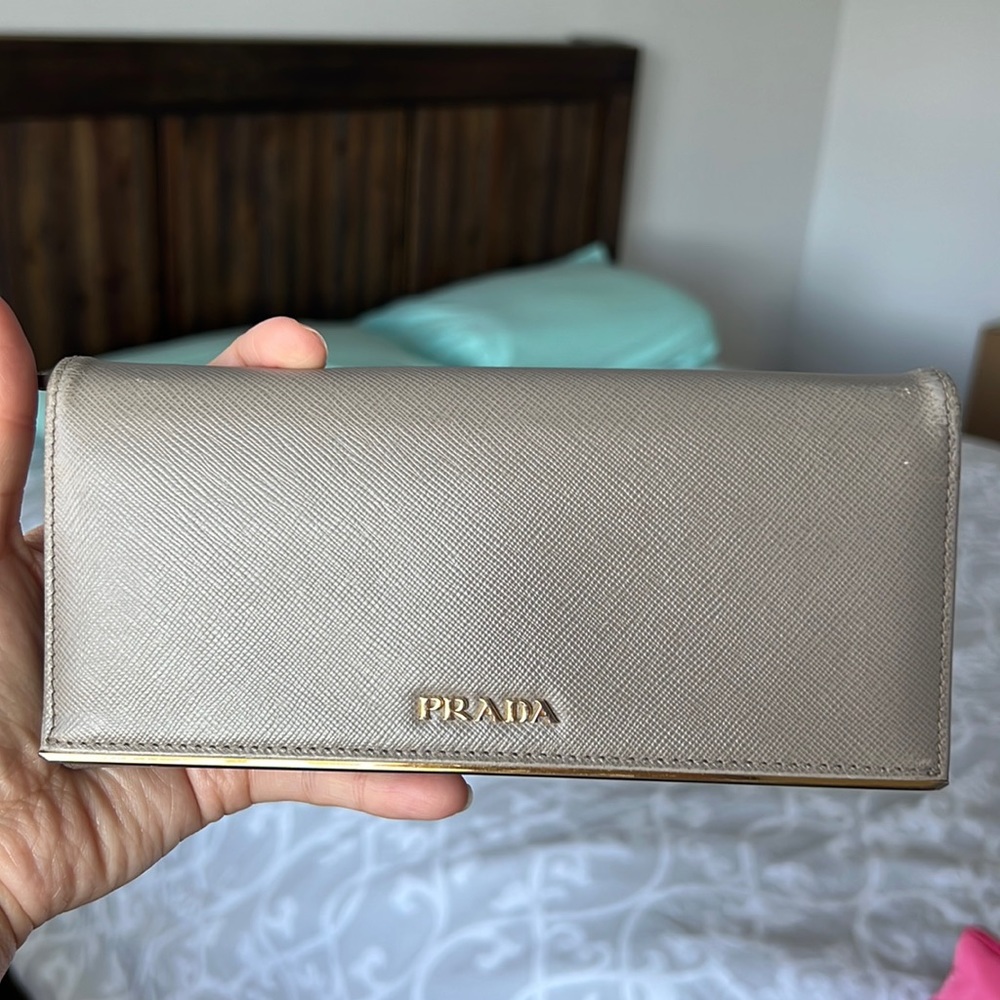 Prada bi-fold wallet